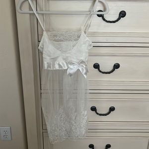 Beautiful lace white chemise NWOT